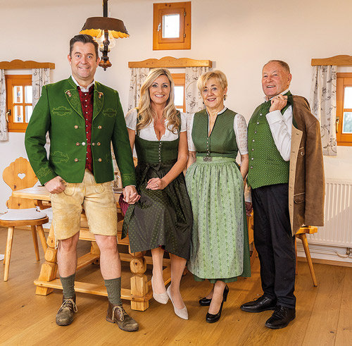 Ihre Gastgeber, die Familie Pratter